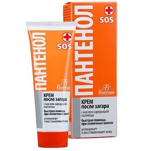 Флоресан крем п/загара Пантенол СОС 75мл 
Флоресан крем п/загара Пантенол СОС 75мл