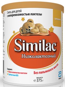 Симилак Зам. грудного молока Низколактозная 375г
Симилак Зам. грудного молока Низколактозная 375г