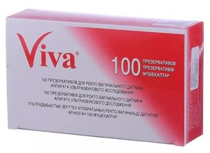 Презервативы Вива для УЗИ №100 презервативы luxe ultimate болт на 32 вишня 1 шт