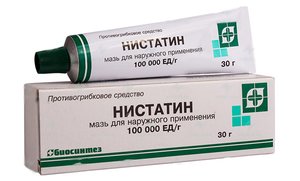 Нистатин мазь 100 т.ЕД/г 30г нистатин супп ваг 500 т ед г 10