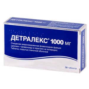 Детралекс таб. п/о 1000мг №30