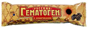 Гематоген Русский с семечками 40г гематоген русский кедровый орех в шоколаде 40г