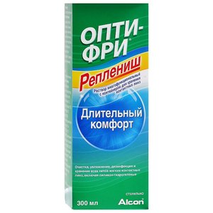 Р-р д/ухода за контактными линзами Опти фри реплениш 300мл