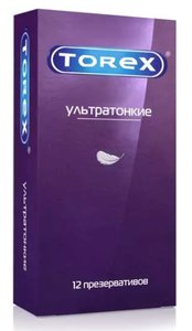 Презервативы Торекс ультратонкие №12
