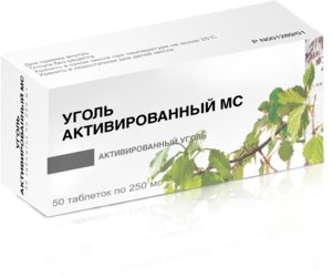 Уголь активированный МС таб. 250мг №50 уголь активированный таблетки 250 мг фармстандарт 10 шт