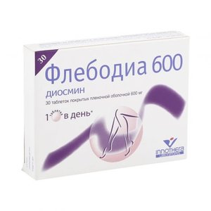 Флебодиа 600 таб. п/о №30