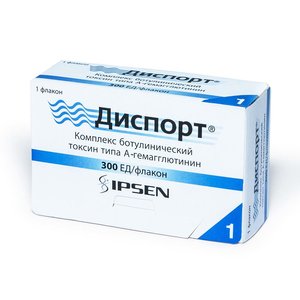 Диспорт лиоф.пригот.р-ра в/м.п/к введ. 300 ЕД №1