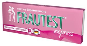 Тест на беременность Фраутест Экспресс тест-полоска №1