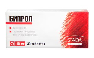 Бипрол таб. п/о 10мг №30 депакин хроно таблетки 500 мг 30 шт