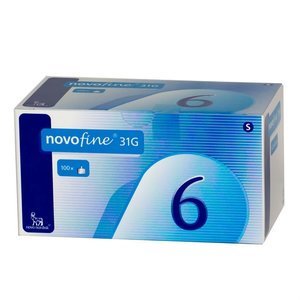 Новофайн иглы №100 31G 6мм