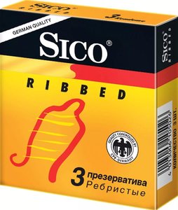 Презервативы Сико Ребристые RIBBED №3 в Санкт-Петербурге и области