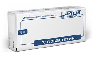 Аторвастатин таб. п/о 10мг №30 аторвастатин таб п о 10мг 30