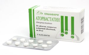 Аторвастатин таб. п/о 10мг №30 аторвастатин сз таб п о 10мг 30