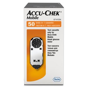 Тест-кассета Акку-Чек Мобайл 50 изм. тест кассета акку чек mobile 50