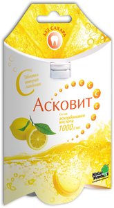Асковит таб. шип. лимон 1г №10
