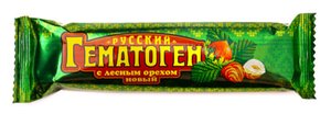 Купить Гематоген Русский Лесной орех 40г, Фарм-про