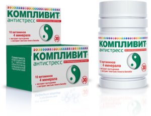 Компливит Антистресс таб. п/о №30 компливит антистресс таблетки 30 шт