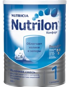 

Нутрилон 1 Комфорт Смесь мол. сухая 900г