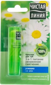

Чистая линия Бальзам д/губ Нежный уход Ромашка 3г