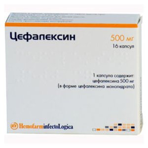 Цефалексин капс. 500мг №16 азитромицин экомед шприц для дозирования порошок для приг суспензии для приема внутрь 200мг 5мл 16 5г