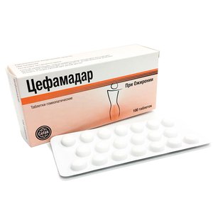 

Цефамадар таб. гомеопат. №100