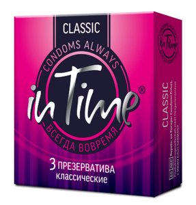 Презервативы Ин тайм Классические №3 viva презервативы классические 12