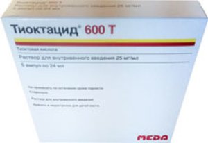 Тиоктацид 600 Т р-р д/ин. 25мг/мл 24мл №5
