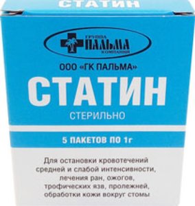 

Статин-пальма ср-во перевяз..пор. 1г №5