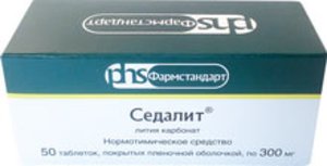 Седалит таб. п/о 300мг №50