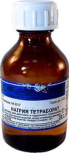 

Натрия тетрабората (буры) в глицерине р-р местн. 20% фл. 30г