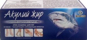 Акулья сила Акулий жир крем-снадобье д/ног Конский каштан/ива при варикозе 75мг