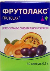 Фрутолакс капс. 0.5г №30 мармелад eco botanica абрикос миндаль с пониженным содержанием сахара 150 г