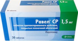 

Равел СР таб. п/о пролонг 1.5мг №30