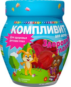 Компливит Здоровые глазки паст. жеват. №30 в Санкт-Петербурге и области