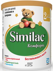 Симилак 2 Зам. грудного молока Комфорт (6-12мес) 375г в Санкт-Петербурге и области
