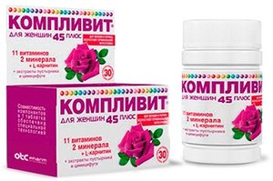 Компливит д/женщин 45+ таб. п.о №30