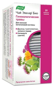 Чай Эвалар Био гинекологические травы ф/п 1,5г №20 листья травы
