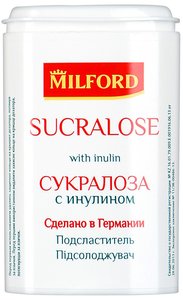 

Милфорд сукралоза с инулином подсластитель таб. №370