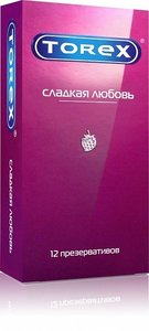 Презервативы Торекс сладкая любовь №12