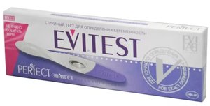 Тест на беременность Эвитест Перфект струйный (кассета с колпачком) №1