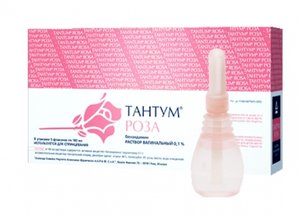 Тантум Роза р-р ваг. 0.1% 140мл №5 тантум роза порошок 500 мг 10 шт