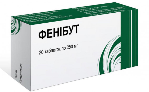 Фенибут таб. 250мг №50 в Санкт-Петербурге и области