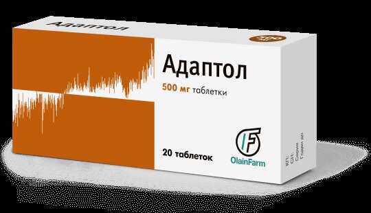 Адаптол таб. 500мг №20