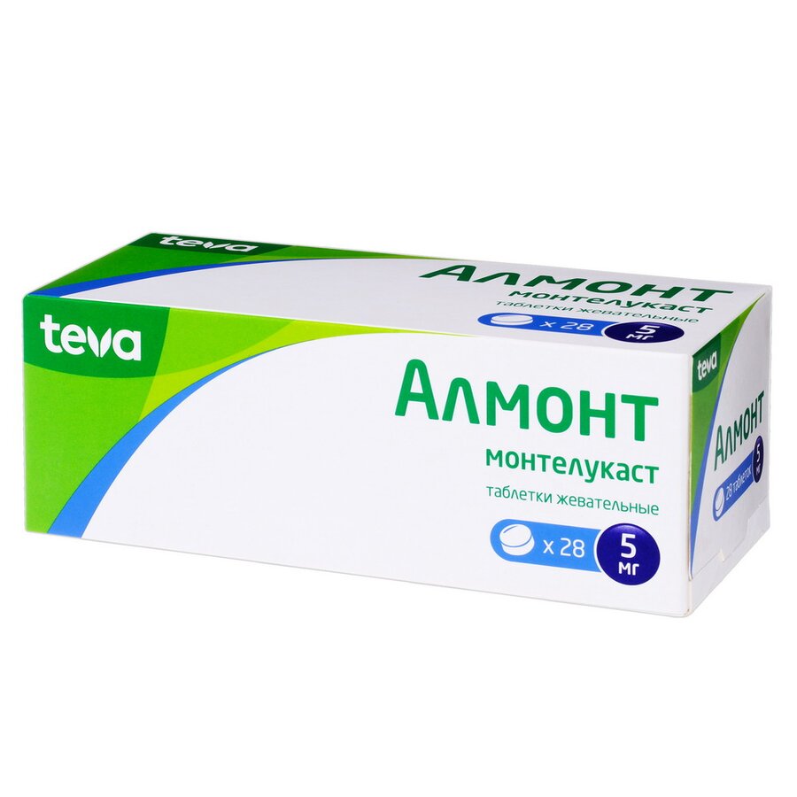 Алмонт таб. п/о 5мг №28 в Нововоронеже