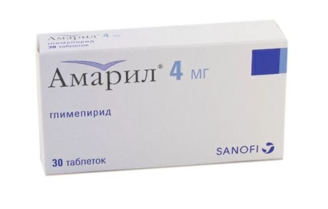 Амарил таб. 4мг №30