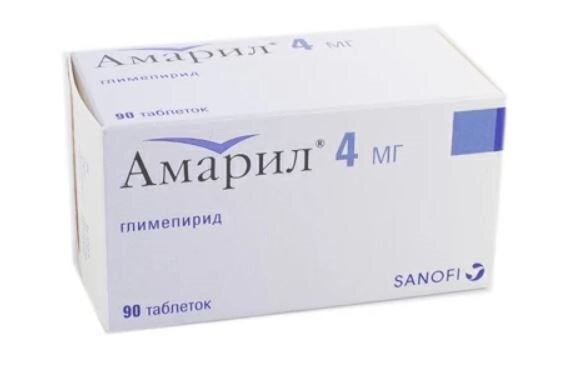 Амарил таб. 4мг №90