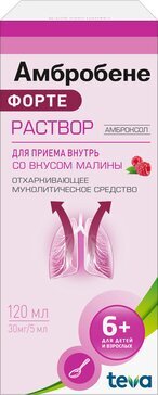 Амбробене Форте р-р д/приема внутрь 30 мг/5 мл 120 мл в Медведово