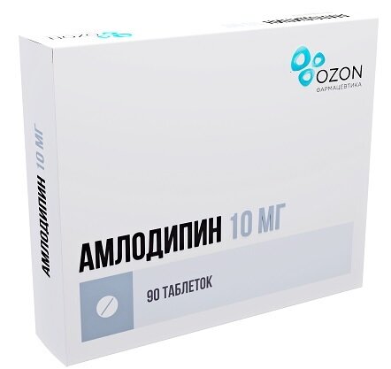 Амлодипин таб. 10мг №90 в Шушарах