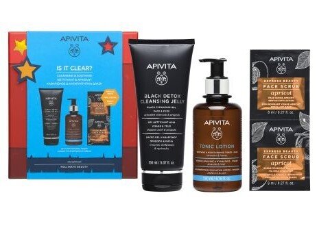 

Апивита Очищение набор Гель детокс очищ. 150мл+Тоник успок. д/лица 200мл+Скраб с абрикосом 8мл №2