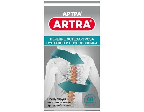 Артра таб.п/п/о 500мг + 500мг №60 в Медведово